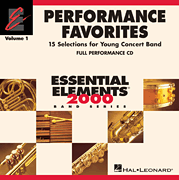 Essential Elements Performance Favorites, Book 1 CD band method book cover